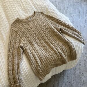 Goodfellow & Co Cable Knit Sweater - Beige